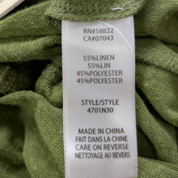 Max Studio Green Blouse Elegant Top - Picture 7 of 7